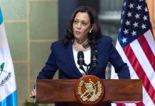 Kamala Harris Knocks Ron DeSantis on War in Ukraine Statements