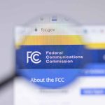 Federal Communications Commission website magnified on browser