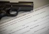 Handgun on concealed carry license application form