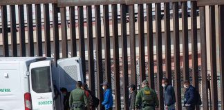 People detained near border wall by patrol officers