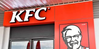 Exterior of KFC