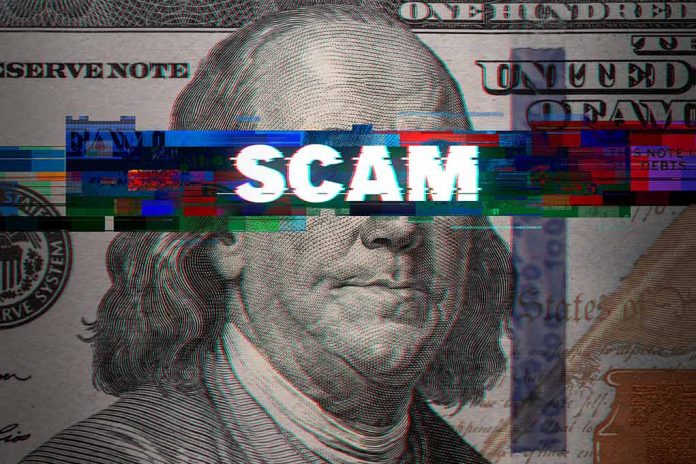 1919690516 featured image Glitch effect with word scam on dollar bill