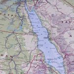 Map showing Egypt Saudi Arabia Sudan Eritrea and Yemen