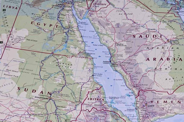 2396208901 featured image Map showing Egypt Saudi Arabia Sudan Eritrea and Yemen