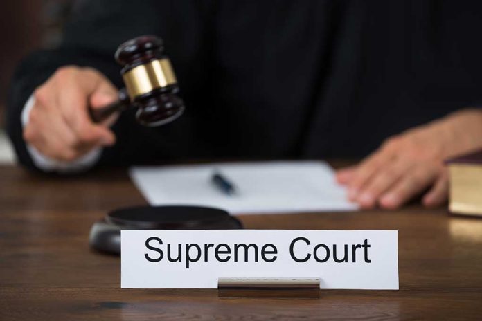 359957222 featured image Judge with gavel and Supreme Court nameplate