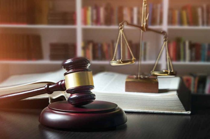 648441076 featured image Gavel law book and scales in a library