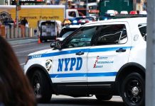 Mamdani Issues First Directive: Shanty Surge Coming NYPD police car on a city street scene.