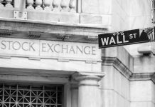 Crockett’s Secret Stocks: Pharma and Fossil Fuels Exposed Stock Exchange building and Wall Street sign.