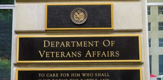 Trump Signs Massive Victory – Veteran’s Compensation SKYROCKETS! Department of Veterans Affairs building sign with quote.