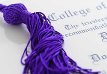 Yale’s $41 Billion Endowment Sparks Tuition Revolution Close-up of a purple graduation tassel next to a diploma