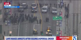 ICE Agents Targeted – LA Protest Turns Violent Police arresting 'No Kings' protesters amid standoff in