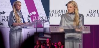 Heckler Targets Kirk’s Widow — Chaos Erupts Erika Kirk is Interrupted By Heckler Shouting Disgusting Slur Before She Hits Back With Response