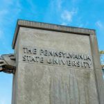Penn State Greek Houses Turned Drug Hubs The Pennsylvania State University stone pillar with lion sculpture.