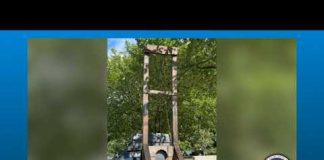 US Capitol Police arrest driver with a guillotine in truck bed by the US Capitol building