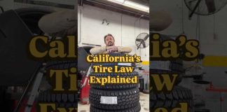 New Tire Rule Blindsides Drivers California's Tire Law Explained