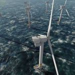 Trump Dumps Wind — BILLIONS Redirected Offshore wind turbines in rough sea from aerial view