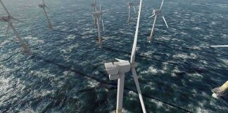 Trump Dumps Wind — BILLIONS Redirected Offshore wind turbines in rough sea from aerial view