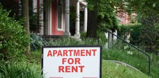 Zillow’s $100M Move Backfires Sign indicating an apartment is available for rent