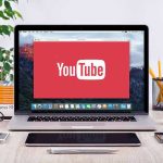 Rezoning Blunder Kills ‘World’s Largest’ Center YouTube logo on a laptop screen on desk.