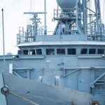 Deadly Shipyard Explosion: Safety Questions Unanswered naval ship bridge with radar and antennas
