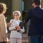 Media Civil War Erupts at CBS Spokesperson addresses reporters on courthouse steps