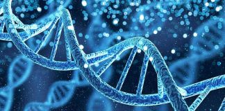 Mutation-First Medicine Upends Cancer Playbook DNA double helix with glowing particles