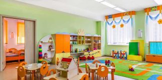 Teacher Arrested – 22 Counts of Rape on Toddlers Preschool classroom with colorful furniture and toys